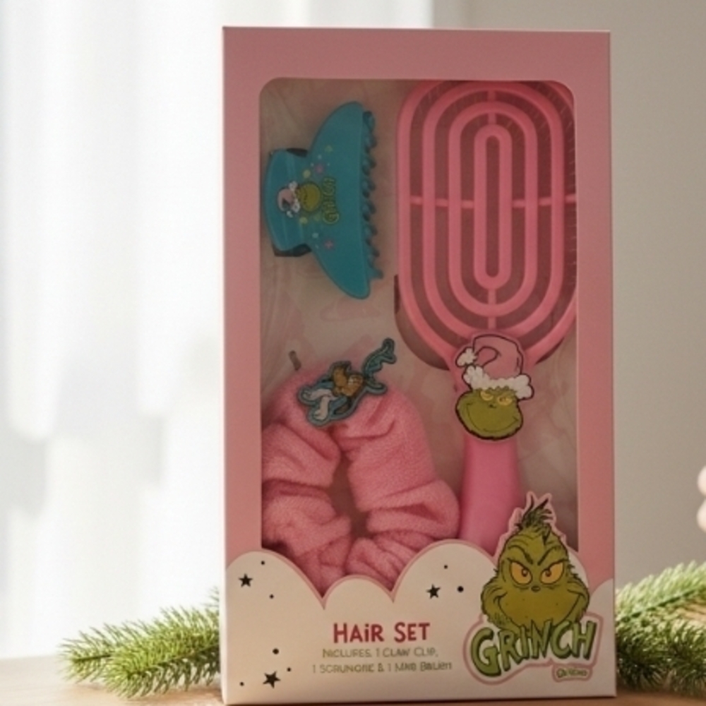 Grinch Hair Set in Pink
